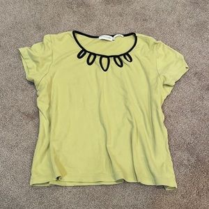 Vintage top size xl fits large green and black